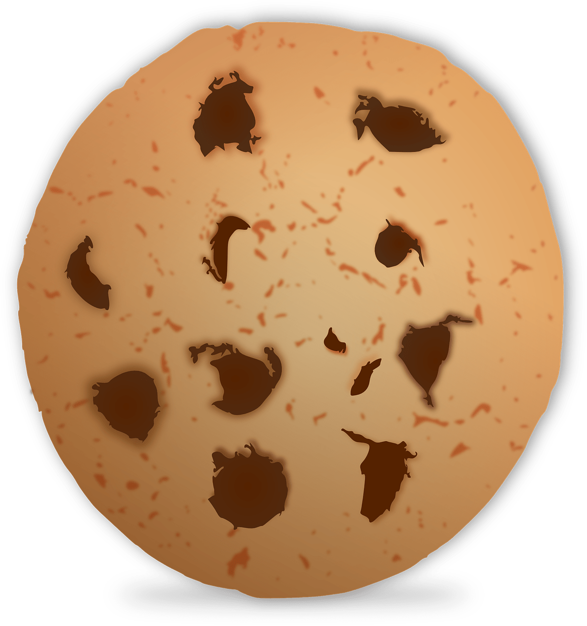 Illustration eines Cookies