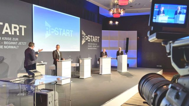 Ein Blick hinter die Kulissen bei dem hybriden Event Restart 2021 von Livinguard