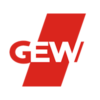 Logo des Unternehmens GEW, einem Kunden des Livestream Anbieter, Imagefilm Anbieter und Experten für Videoproduktion in Frankfurt, vsonix GmbH