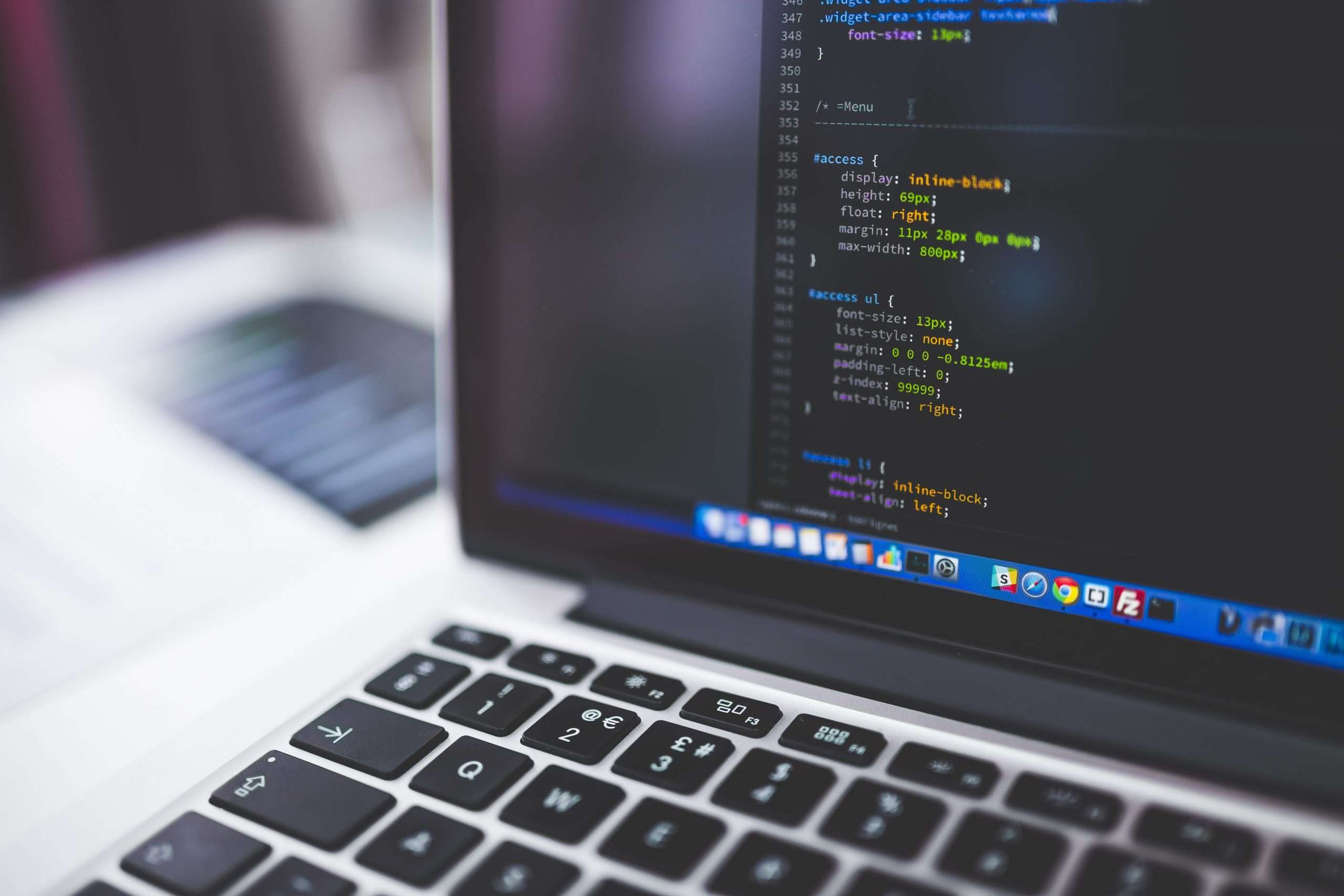 Source Code auf Notebook
