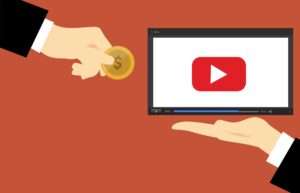 Illustration YouTube auf einem Screen